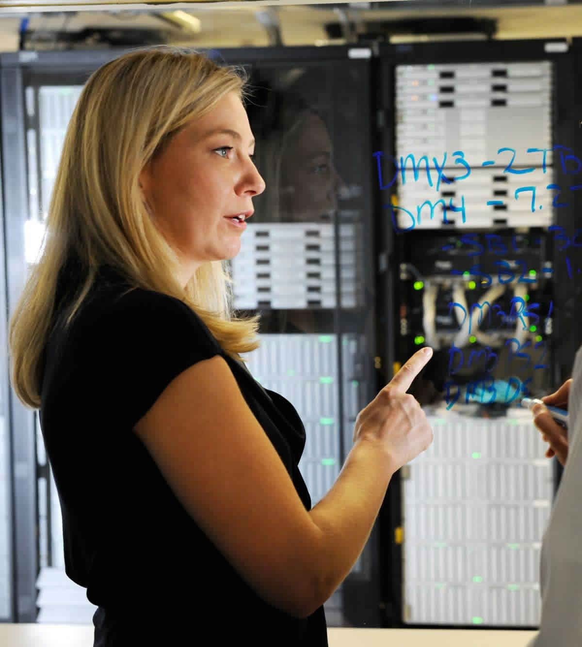 JBOD - person making data calculation